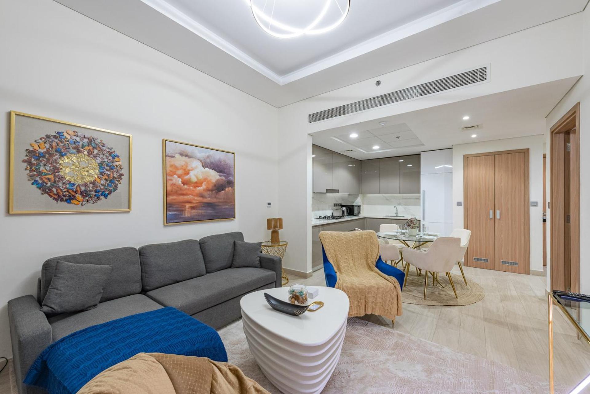 Cozy & Convenient 1Br Haven In Al Jaddaf Daire Dubai Dış mekan fotoğraf